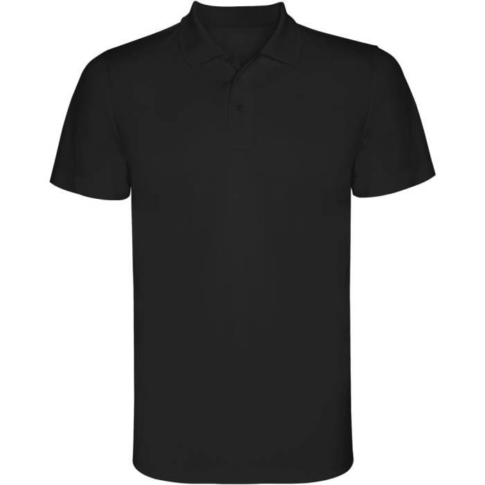 Roly Monzha férfi sportpóló, Solid black, XL - Solid black<br><small>GO-R04043O4</small>
