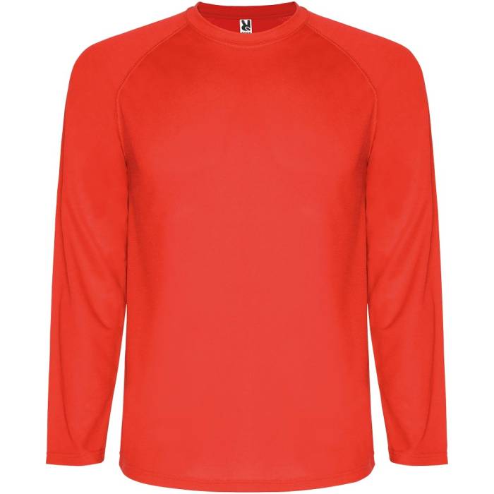 Roly Montecarlo hosszúujjú férfi sportpóló, Red, S - Red<br><small>GO-R04154I1</small>