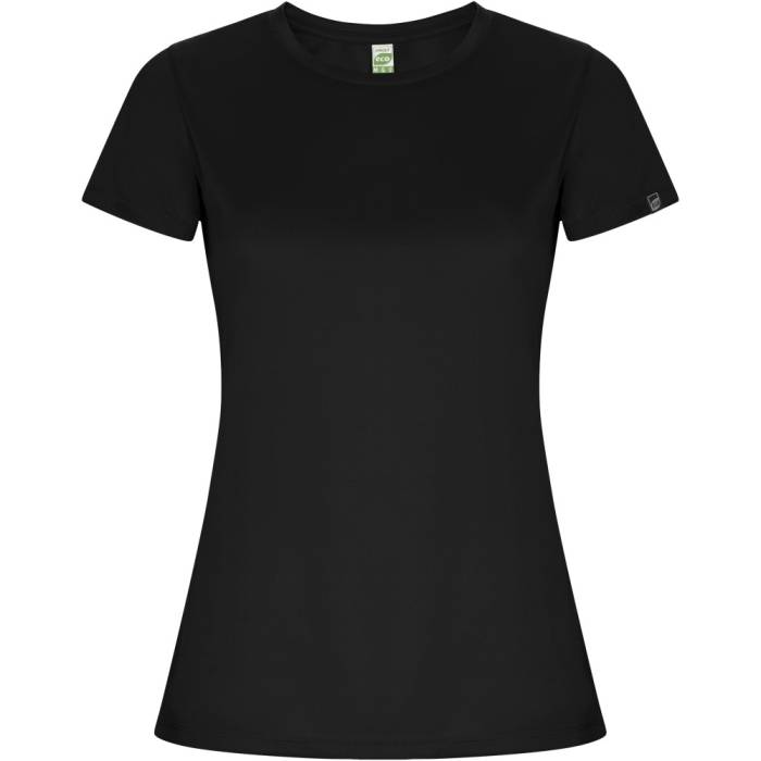 Roly Imola női sportpóló, Solid black, XL