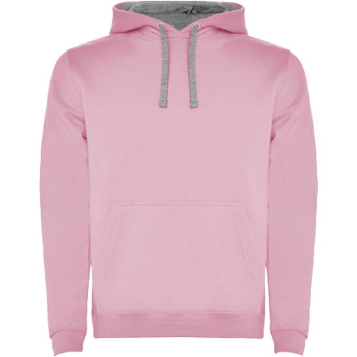 Roly Urban férfi kapucnis pulóver, Light pink, Marl Grey,  - Light pink, Marl Gre...<br><small>GO-R10678F3</small>