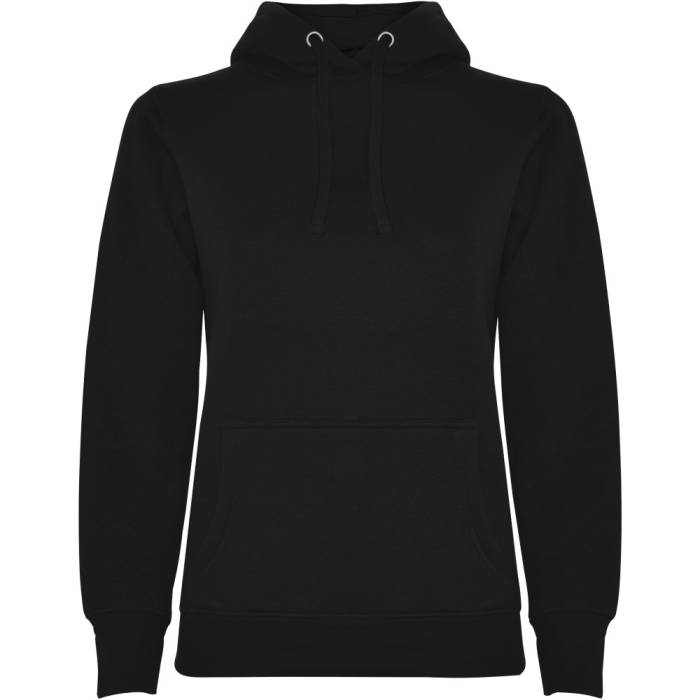 Roly Urban női kapucnis pulóver, Solid black, S