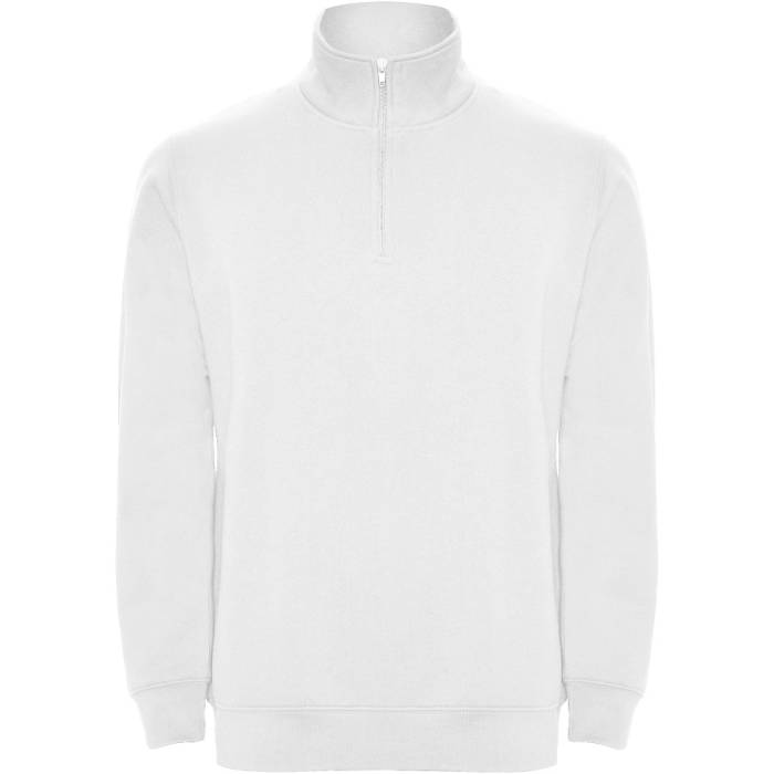 Roly Aneto negyedcipzáros pulóver, White, XL