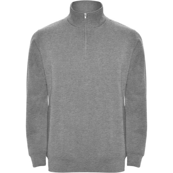 Roly Aneto negyedcipzáros pulóver, Marl Grey, XL