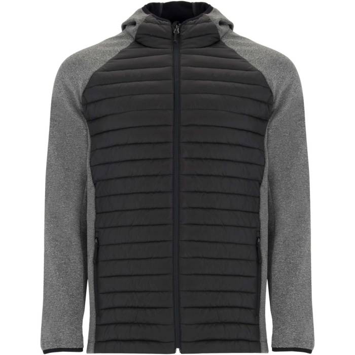 Roly Minsk uniszex hibrid dzseki, Black, Lead, 3XL - Black, Lead<br><small>GO-R1120C56</small>
