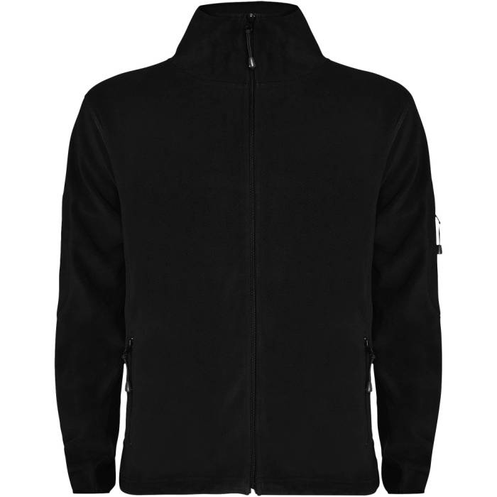 Roly Luciane cipzáros férfi pulóver, Solid black, L