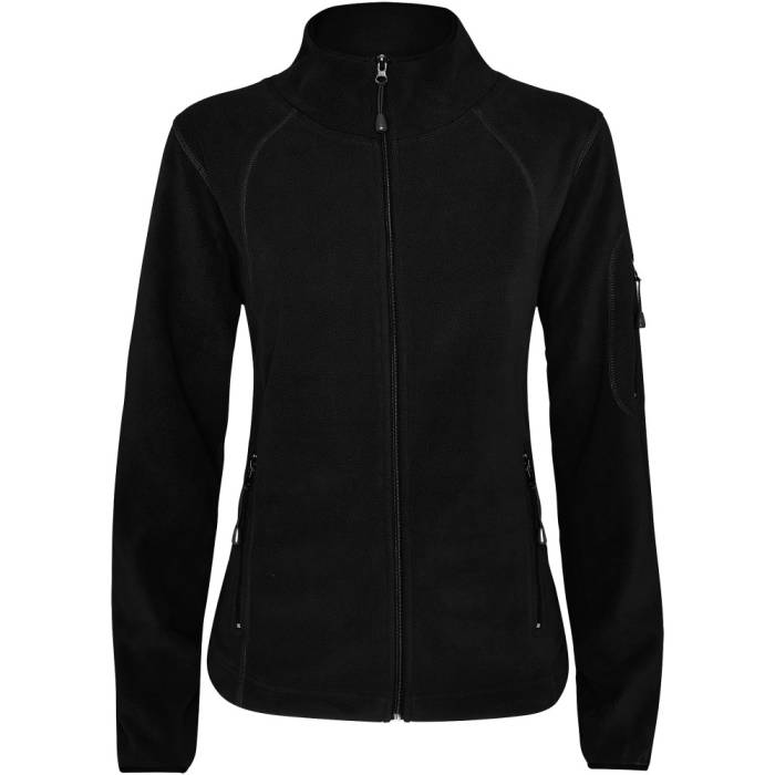 Roly Luciane cipzáros női pulóver, Solid black, S