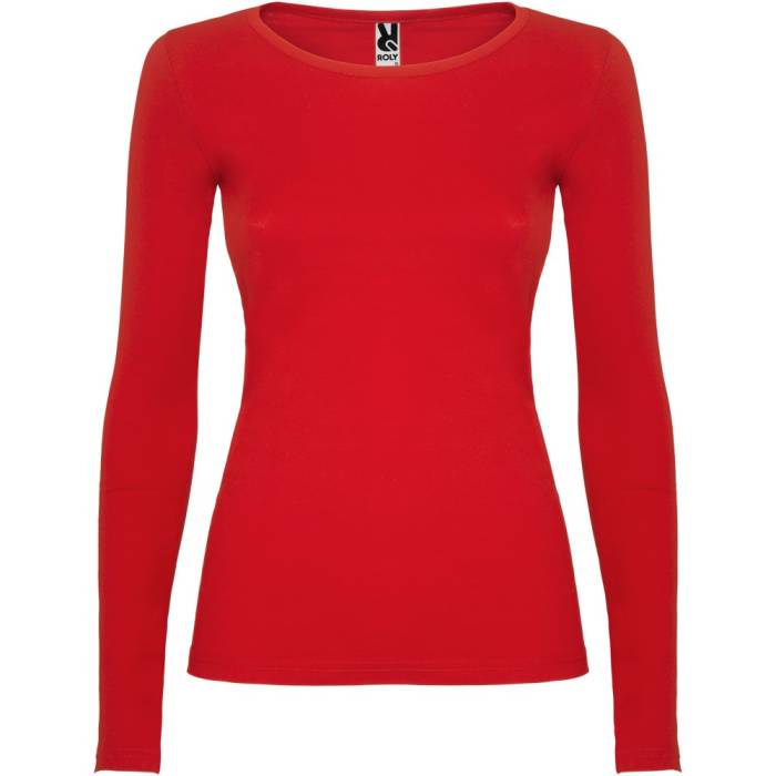 Roly Extreme női hosszúujjú póló, Red, L - Red<br><small>GO-R12184I3</small>