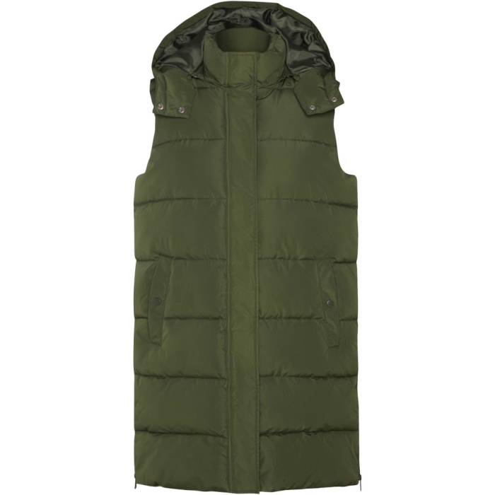 Roly Reine női kapucnis mellény, Militar Green, S