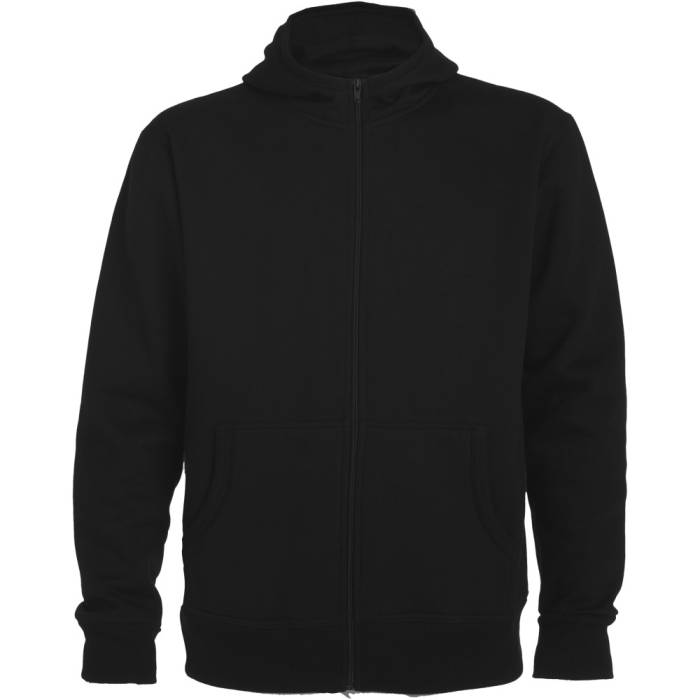 Roly Montblanc uniszex kapucnis pulóver, Solid black, 2XL - Solid black<br><small>GO-R64213O5</small>