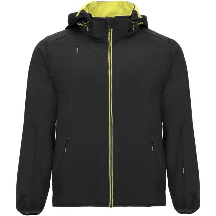 Roly Siberia uniszex softshell dzseki, Solid black, 3XL - Solid black<br><small>GO-R64283O6</small>