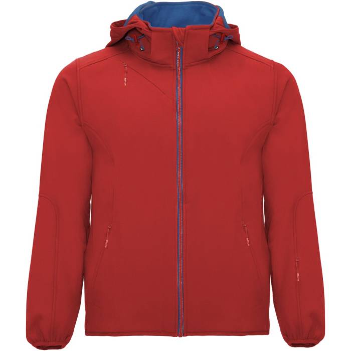 Roly Siberia uniszex softshell dzseki, Red, XL