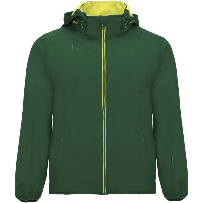 Roly Siberia uniszex softshell dzseki, Bottle green, 3XL