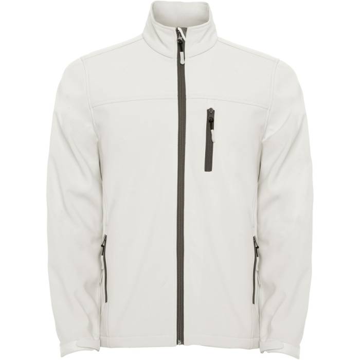 Roly Antartida férfi softshell dzseki, Pearl White, XL