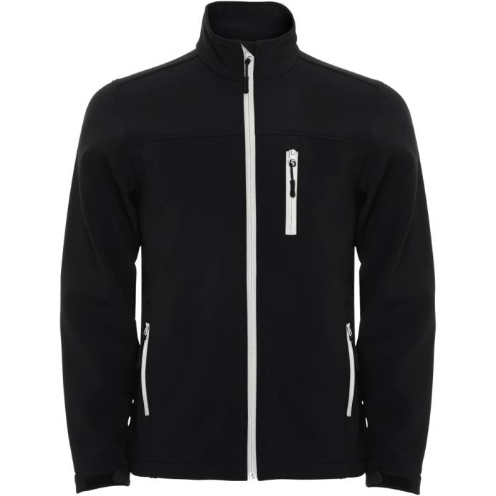 Roly Antartida férfi softshell dzseki, Solid black, S