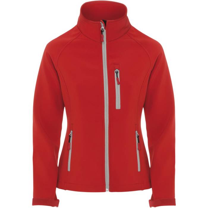 Roly Antartida női softshell dzseki, Red, XL - Red<br><small>GO-R64334I4</small>