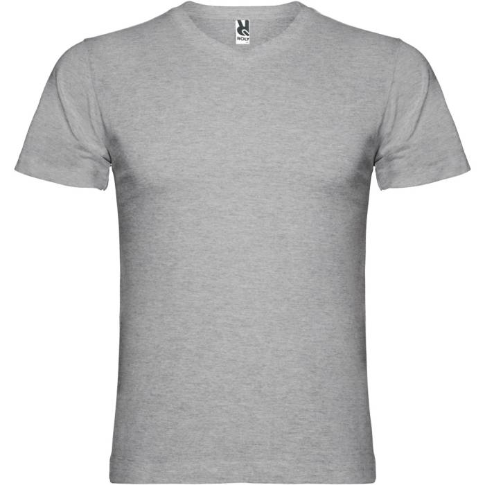 Roly Samoyedo V-nyakú férfi póló, Marl Grey, S