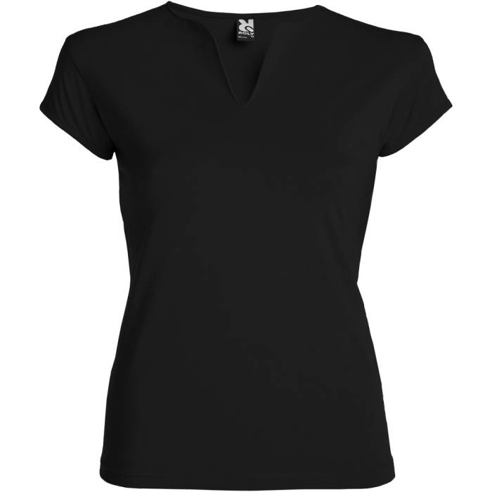 Roly Belice női póló, Solid black, L