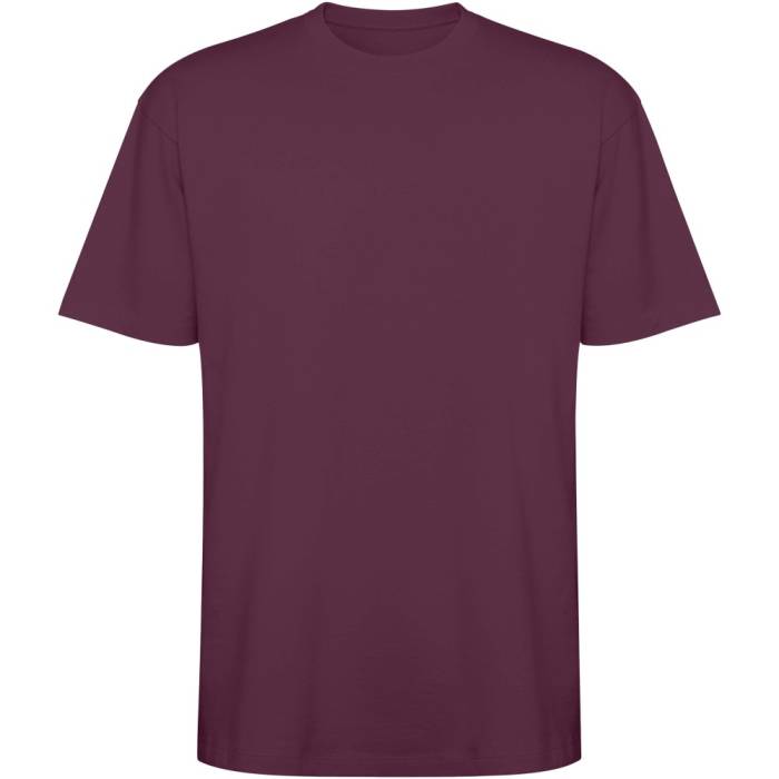 Roly Bull rövidujjú uniszex oversized póló, lila, L - lila<br><small>GO-R6560C93</small>