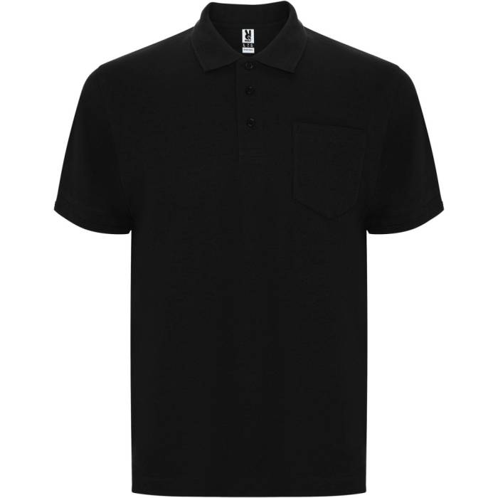 Roly Centauro Premium uniszex piképóló, Solid black, M