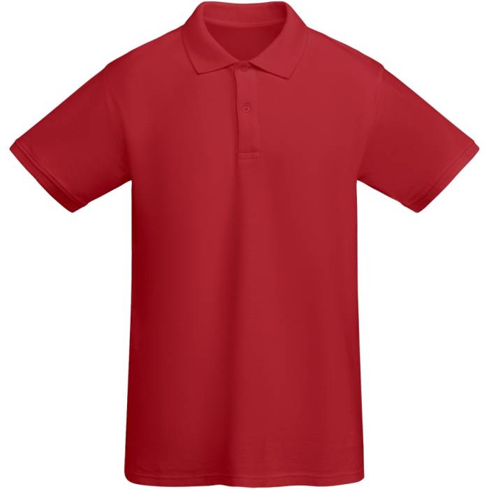 Roly Prince organikus pamut férfi póló, Red, XL