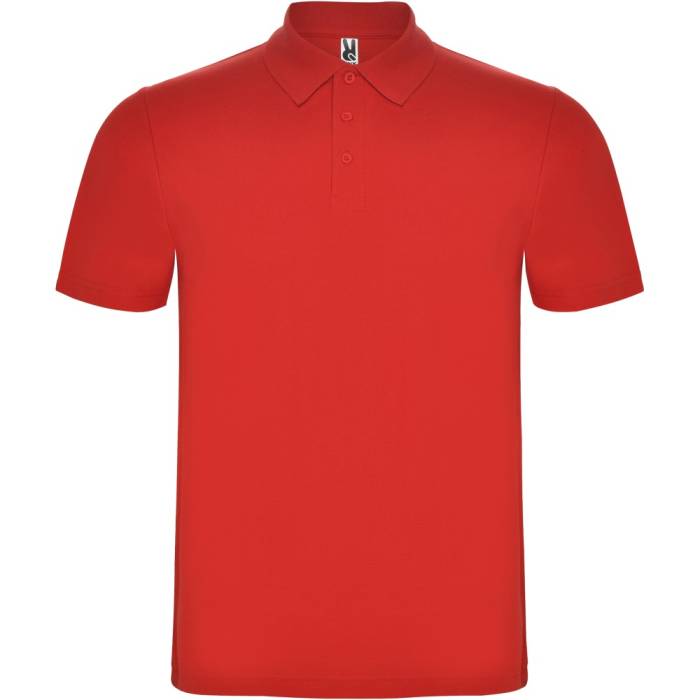 Roly Austral uniszex pamutpóló, Red, 2XL - Red<br><small>GO-R66324I5</small>