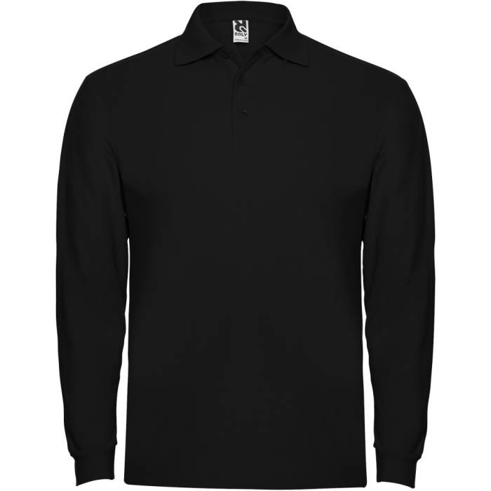 Roly Estrella hosszúujjú férfi póló, Solid black, M - Solid black<br><small>GO-R66353O2</small>