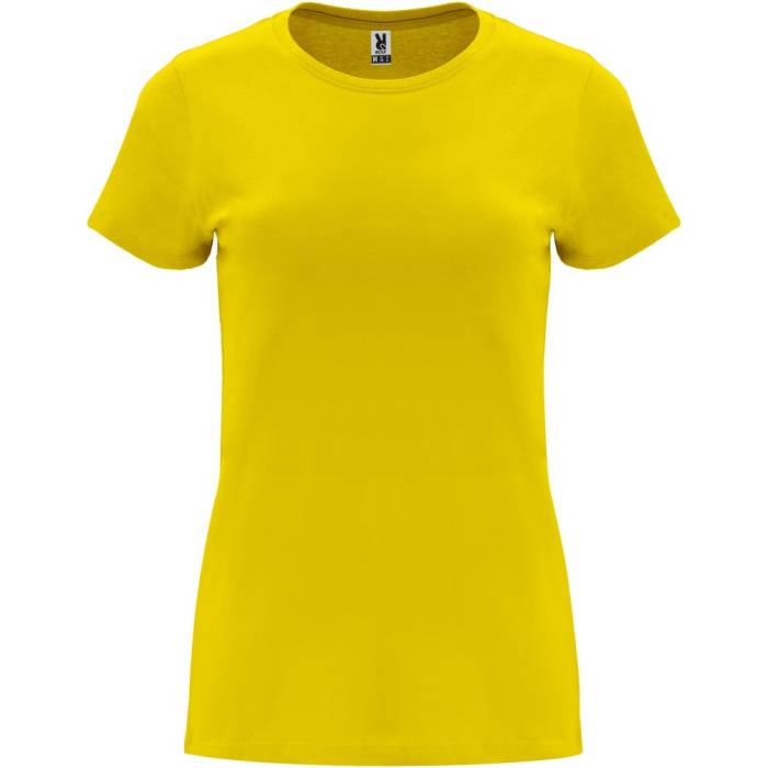 Roly Capri női pamutpóló, Yellow, S - Yellow<br><small>GO-R66831B1</small>