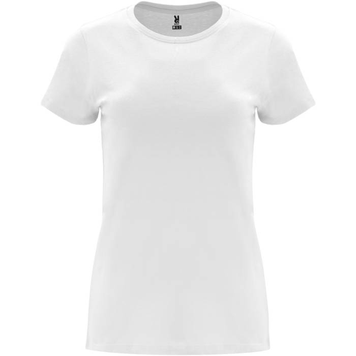 Roly Capri női pamutpóló, White, XL