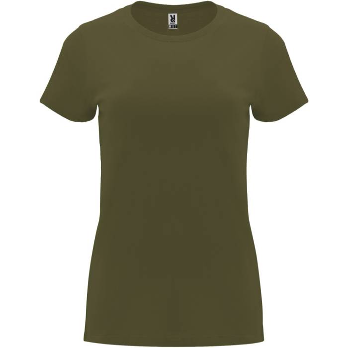 Roly Capri női pamutpóló, Militar Green, XL