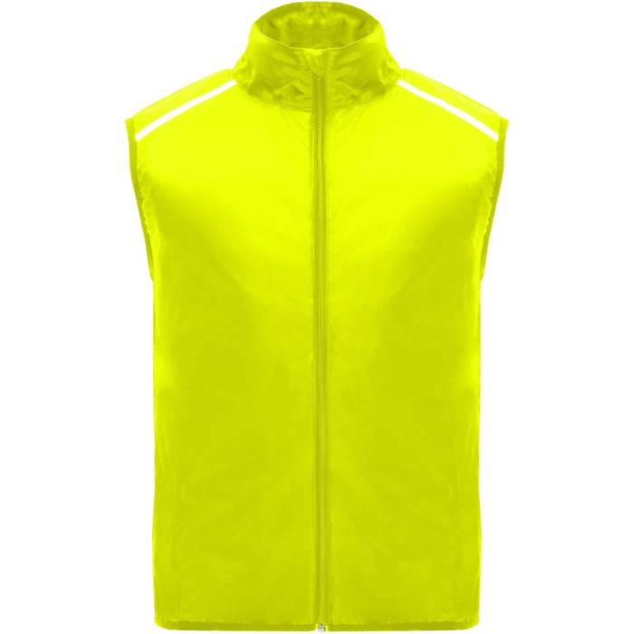 Jannu könnyű uniszex futómellény, fluor yellow, XS