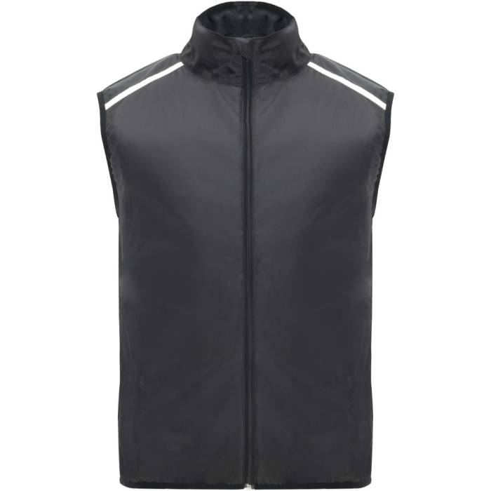 Jannu könnyű uniszex futómellény, solid black, XS