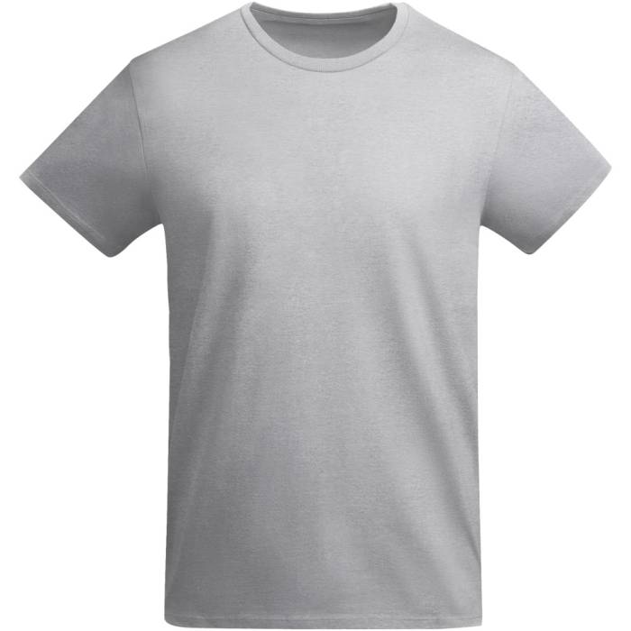 Roly Breda férfi organikus pamut póló, Marl Grey, XL