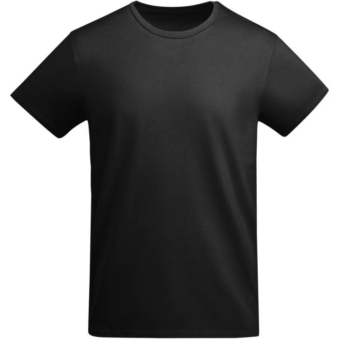 Roly Breda férfi organikus pamut póló, Solid black, XL