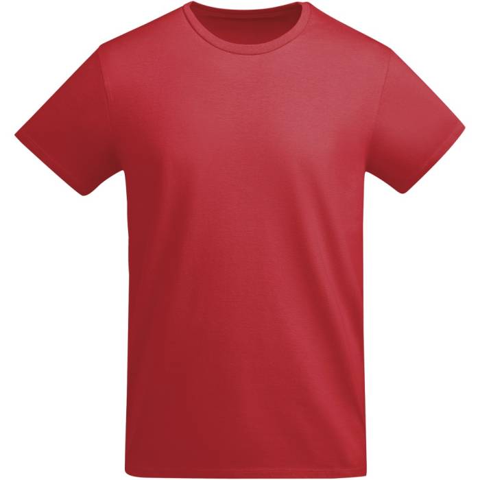 Roly Breda férfi organikus pamut póló, Red, L - Red<br><small>GO-R66984I3</small>