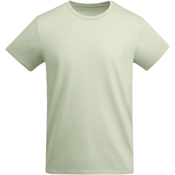 Roly Breda férfi organikus pamut póló, Mist Green, XL