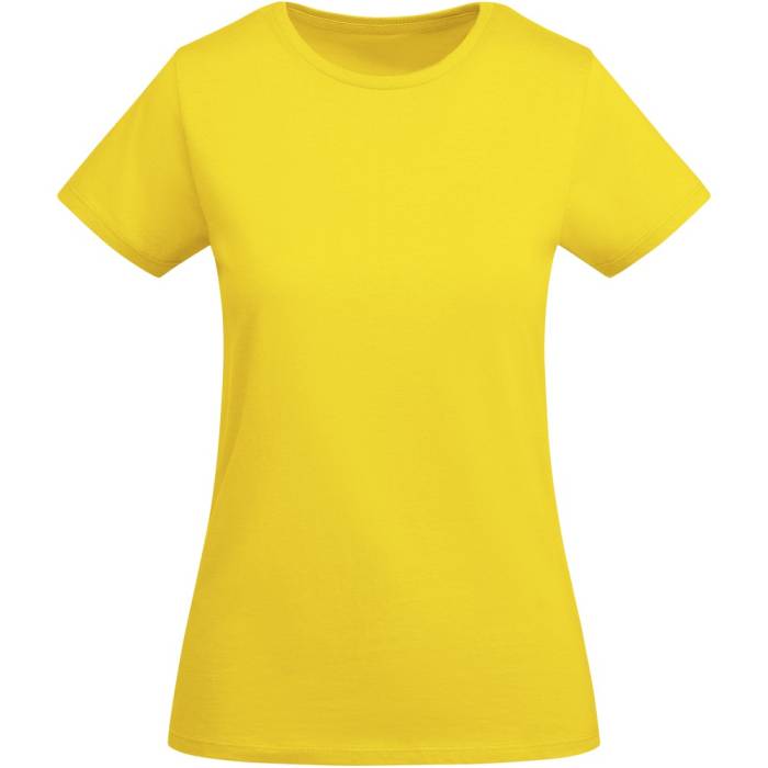 Roly Breda női organikus pamut póló, Yellow, S