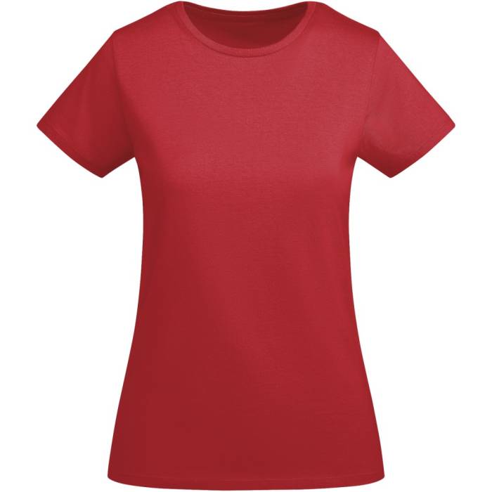 Roly Breda női organikus pamut póló, Red, S - Red<br><small>GO-R66994I1</small>