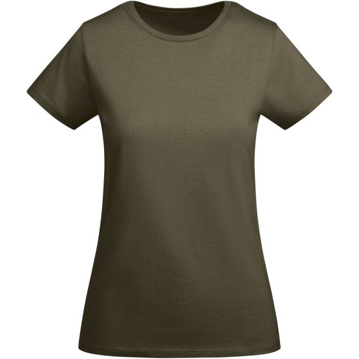 Roly Breda női organikus pamut póló, Militar Green, L - Militar Green<br><small>GO-R66995M3</small>