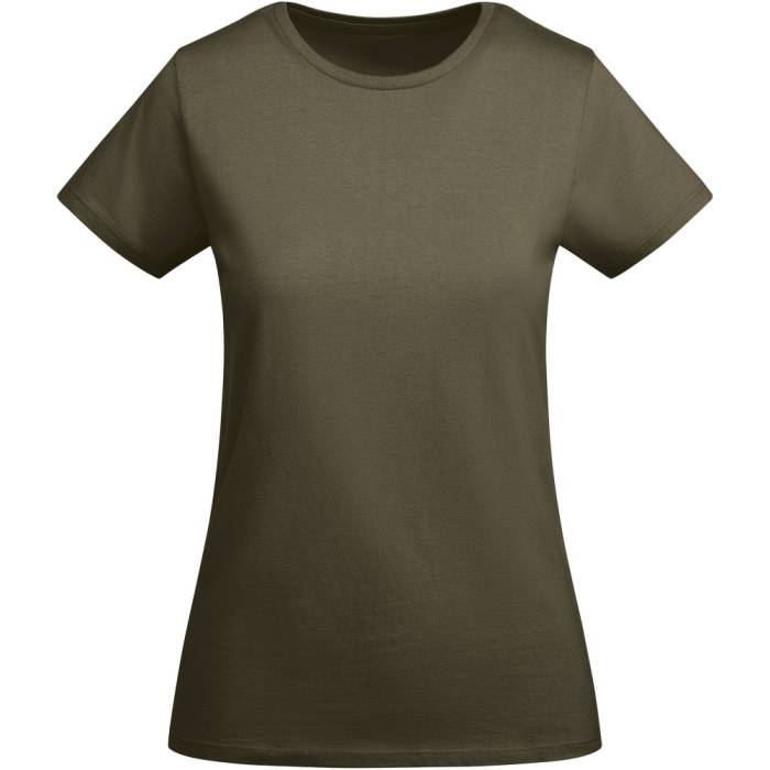 Roly Breda női organikus pamut póló, Militar Green, XL