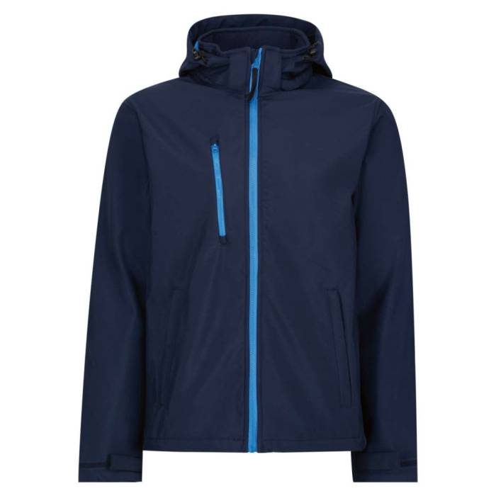 Regatta Venturer férfi softshell dzseki, Navy/French Blue, - Navy/French Blue...<br><small>GO-RETRA701NV/FBL-3</small>