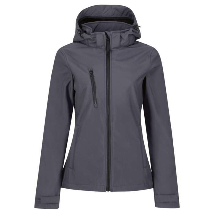 Regatta Venturer női softshell dzseki, Seal Grey/Black, 12 - Seal Grey/Black...<br><small>GO-RETRA702SG/BL-12</small>