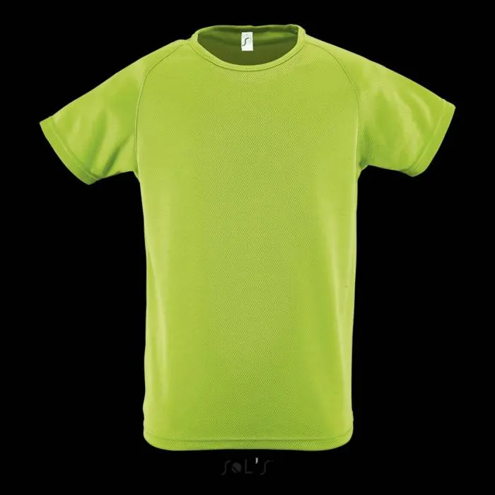 Sols raglánujjú gyerek sportpóló, Apple Green, 10A - Apple Green<br><small>GO-SO01166AG-10A</small>