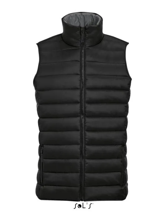 Sols Wave férfi könnyű mellény, Black, 2XL