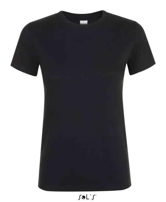Sols Regent női póló, Deep Black, XL