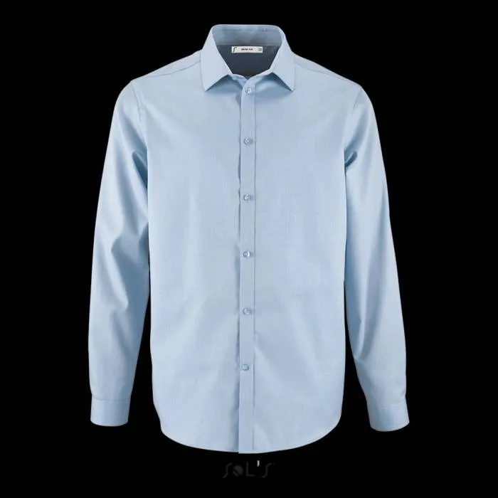 Sols Brody hosszúujjú férfi ing, Sky Blue, M