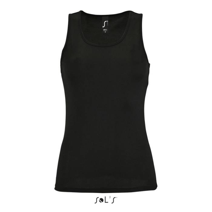 Sols műszálas női sporttrikó, Black, L - Black<br><small>GO-SO02117BL-3</small>