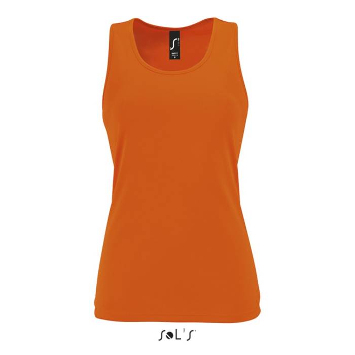 Sols műszálas női sporttrikó, Neon Orange, XL - Neon Orange<br><small>GO-SO02117NEO-4</small>