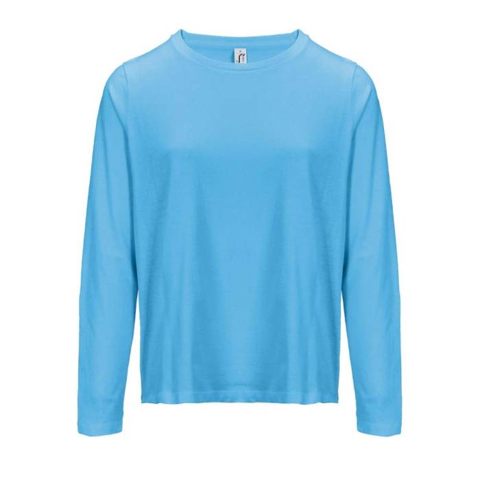 Sols Monarch hosszúujjú női póló, Aqua, L - Aqua<br><small>GO-SO04443AQ-3</small>