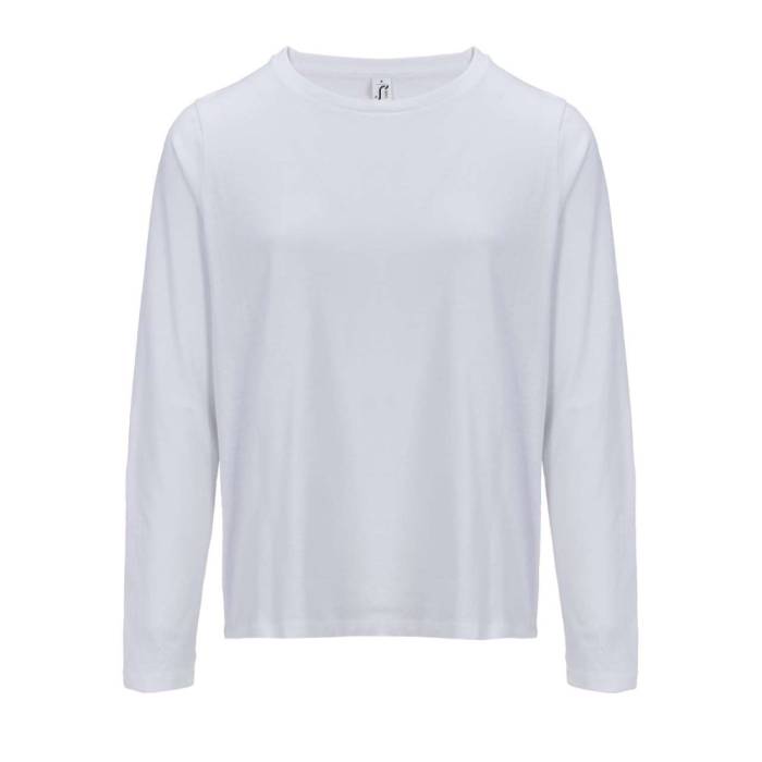 Sols Monarch hosszúujjú női póló, White, XL - White<br><small>GO-SO04443WH-4</small>