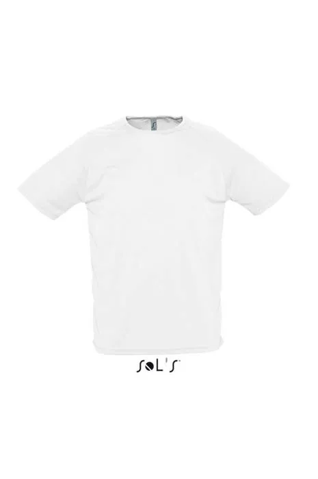 Sols Sporty raglánujjú póló, White, S - White<br><small>GO-SO11939WH-1</small>